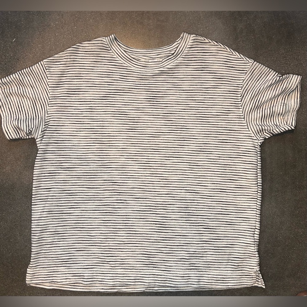 Stripes boxy tee